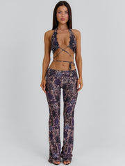 Shanel Pants Deep Purple